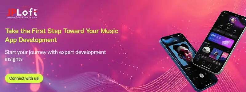 Take the First Step toward your music app Development CTA2